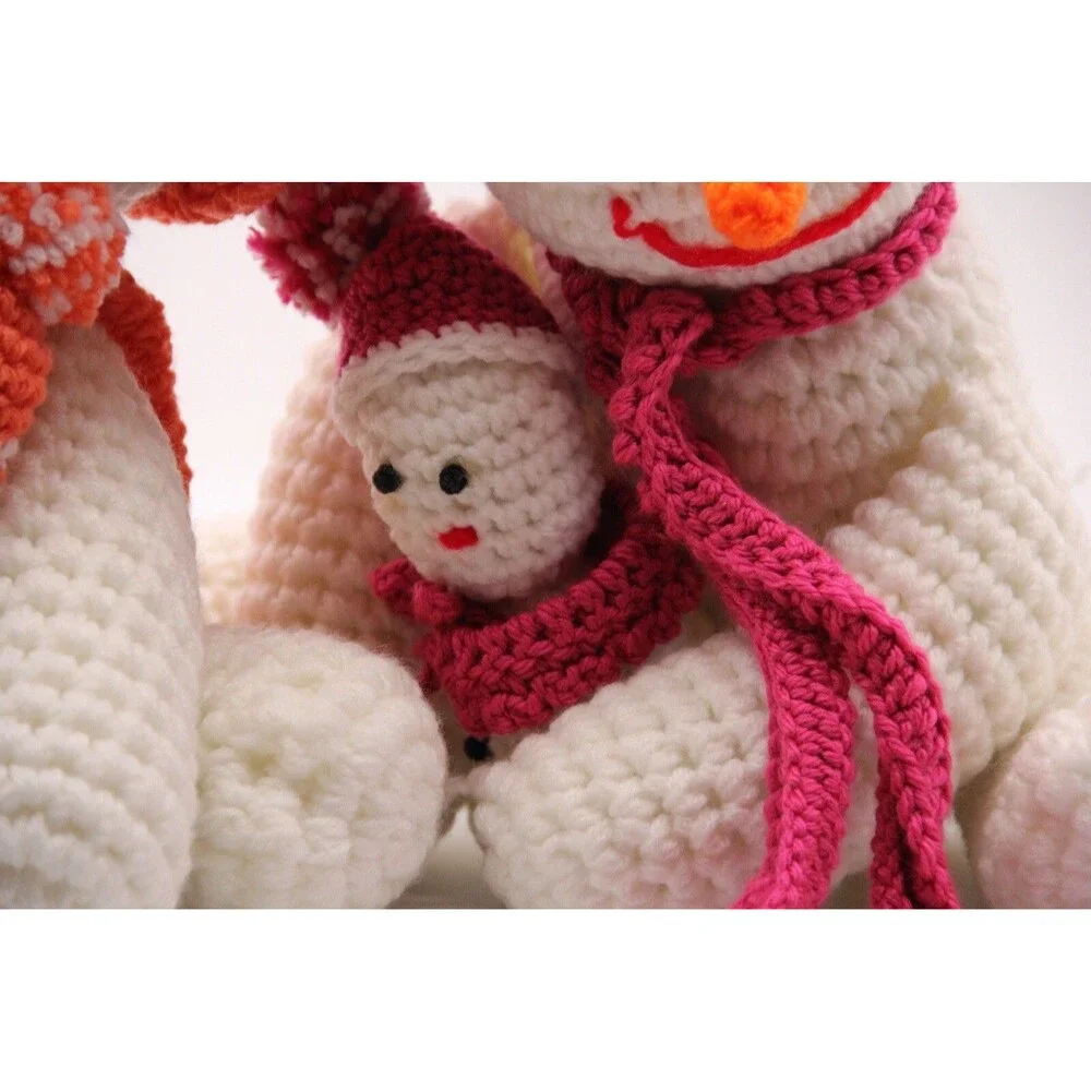 2  handmade Snowmen (12